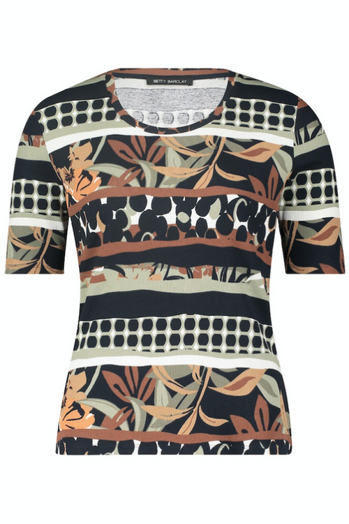 An image of the Betty Barclay Ribbed Top