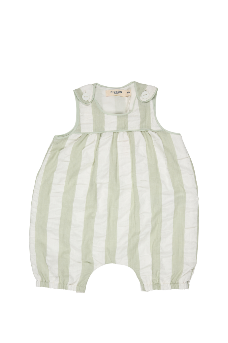Baby Playsuit (Seersucker Wide Stripe)