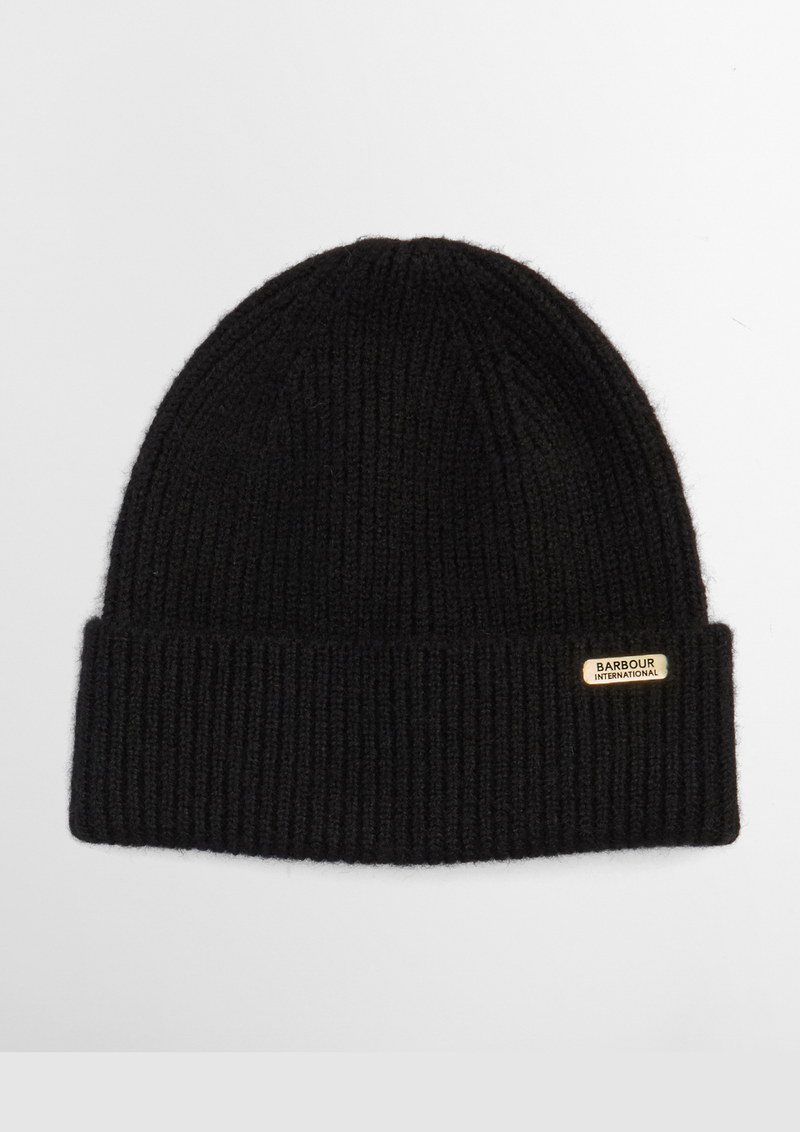 An image of the Barbour International Pendle Beanie & Milla Scarf Gift Set