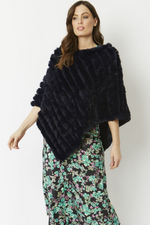 Faux Fur Poncho