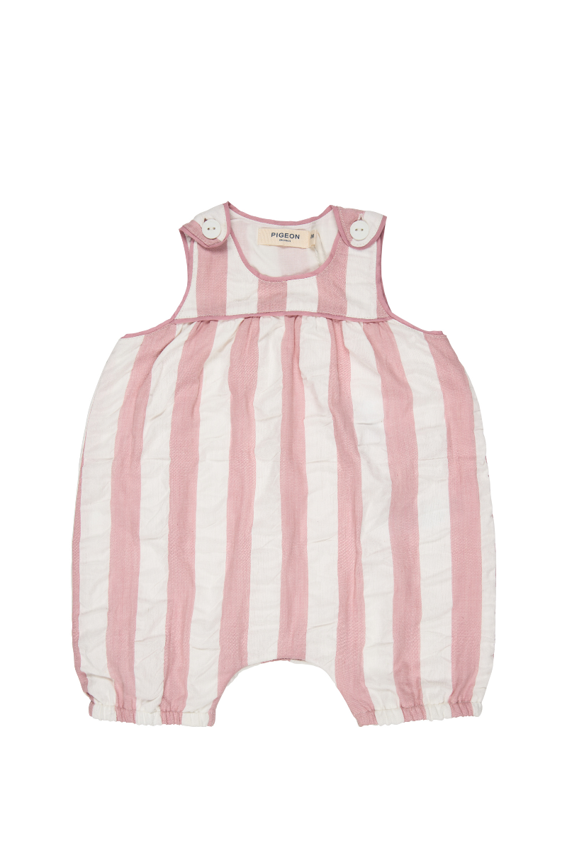 Baby Playsuit (Seersucker Wide Stripe)