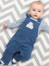 An image of the Kite Snuggle Bear Dungarees