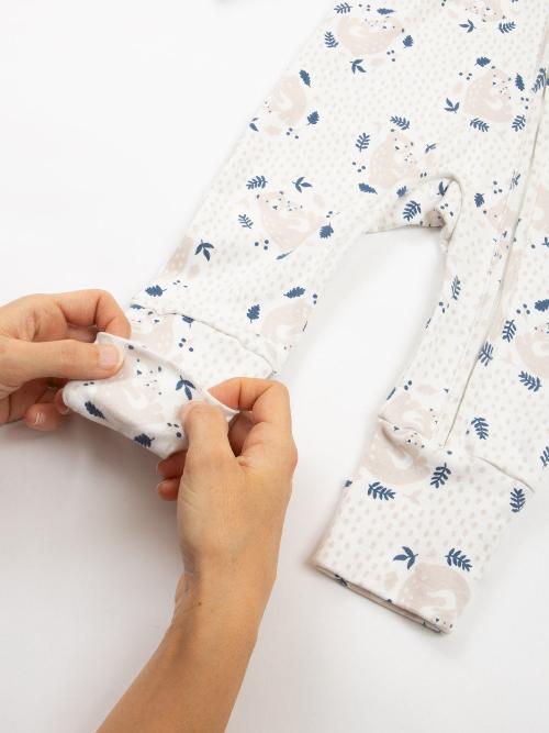 An image of the Kite Snuggle Bear Sleepsuit