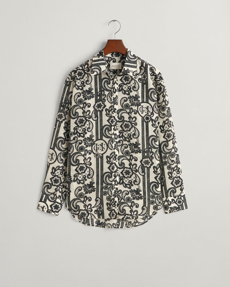 An image of the Gant Lace Print Shirt