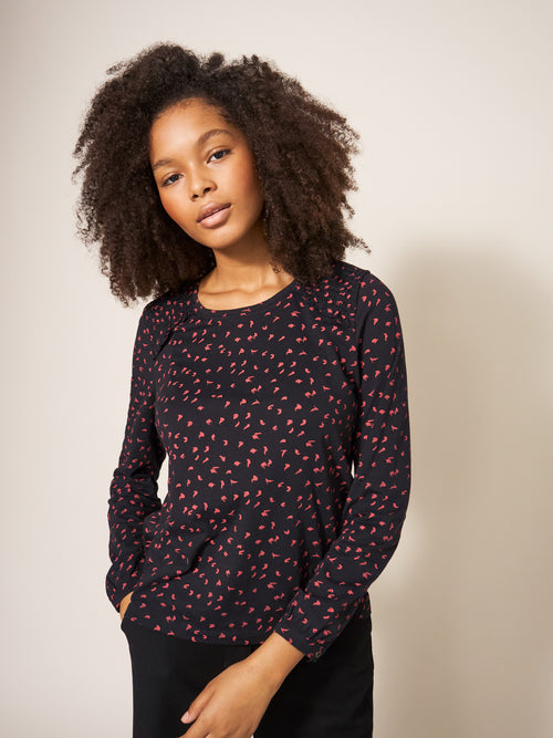 An image of the White Stuff Ana Smock Shoulder Top