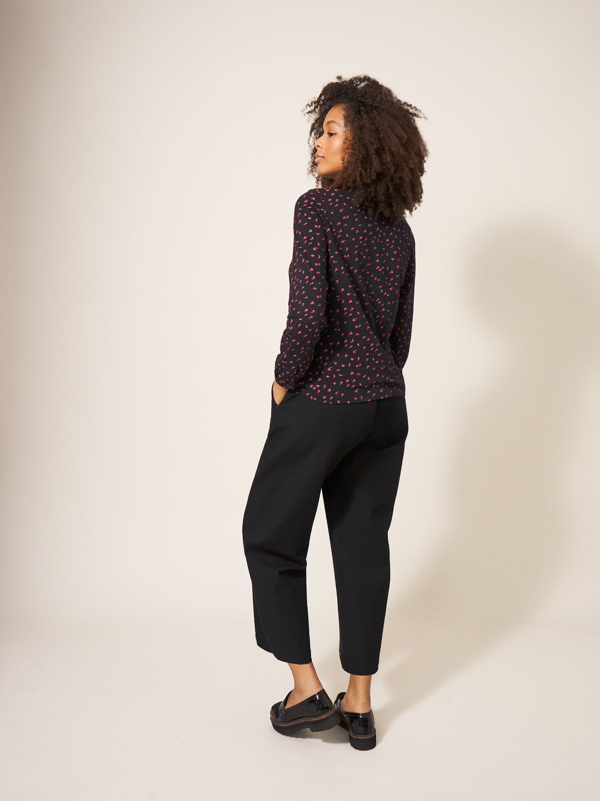 An image of the White Stuff Ana Smock Shoulder Top