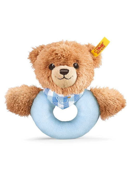 An image of the Steiff Steiff Sleep Well Bear Ring Rattle