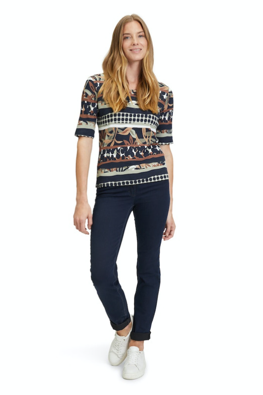 An image of the Betty Barclay Ribbed Top