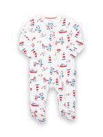 An image of the Kite Puffin Pals Sleepsuit