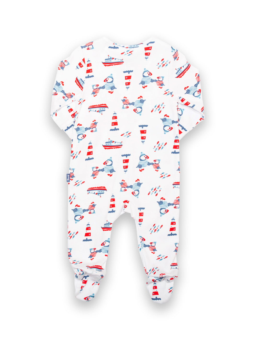 An image of the Kite Puffin Pals Sleepsuit
