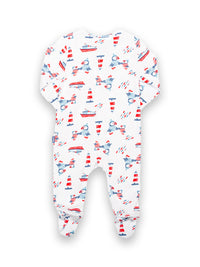 An image of the Kite Puffin Pals Sleepsuit