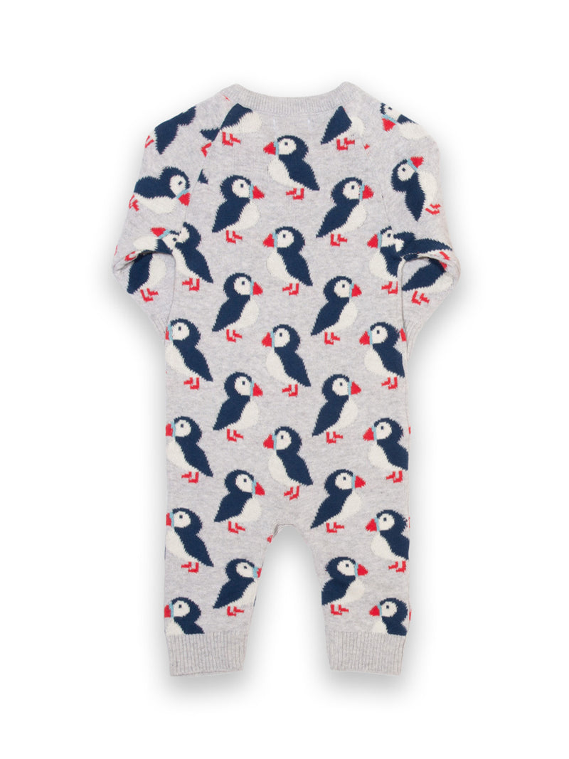 An image of the Kite Puffin Knit Romper