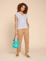 An image of the White Stuff Nina Linen Tank