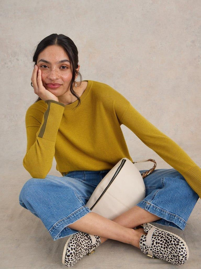 An image of the White Stuff Olive Jumper