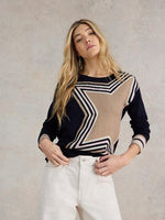 An image of the White Stuff City Star Jumper