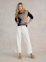 An image of the White Stuff City Star Jumper