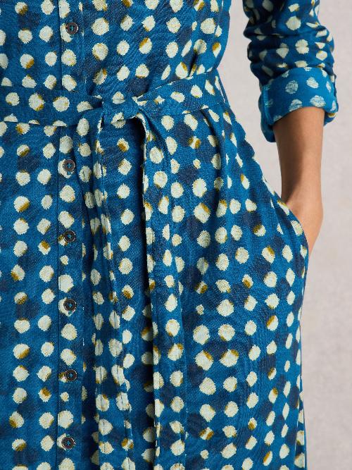 An image of the White Stuff Annie Jersey Shirt Dress