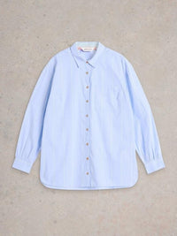 An image of the White Stuff Laurel Longline Cotton Shirt