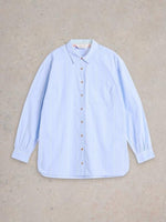 An image of the White Stuff Laurel Longline Cotton Shirt