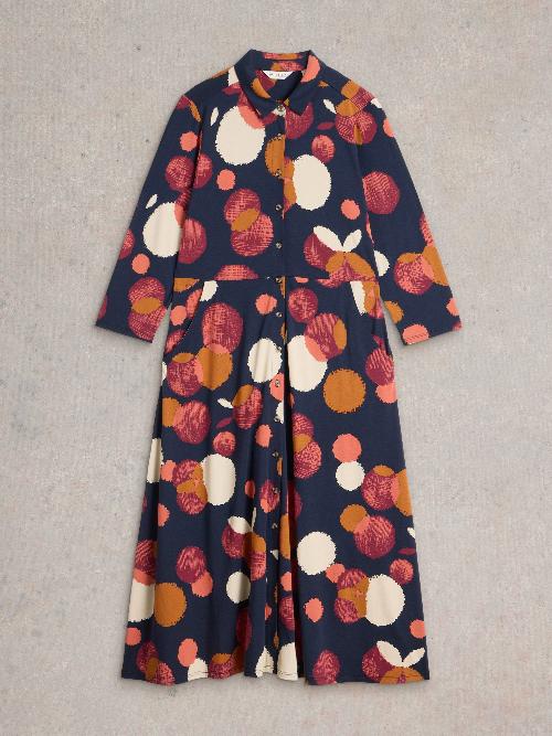 An image of the White Stuff Rua Jersey Shirt Dress