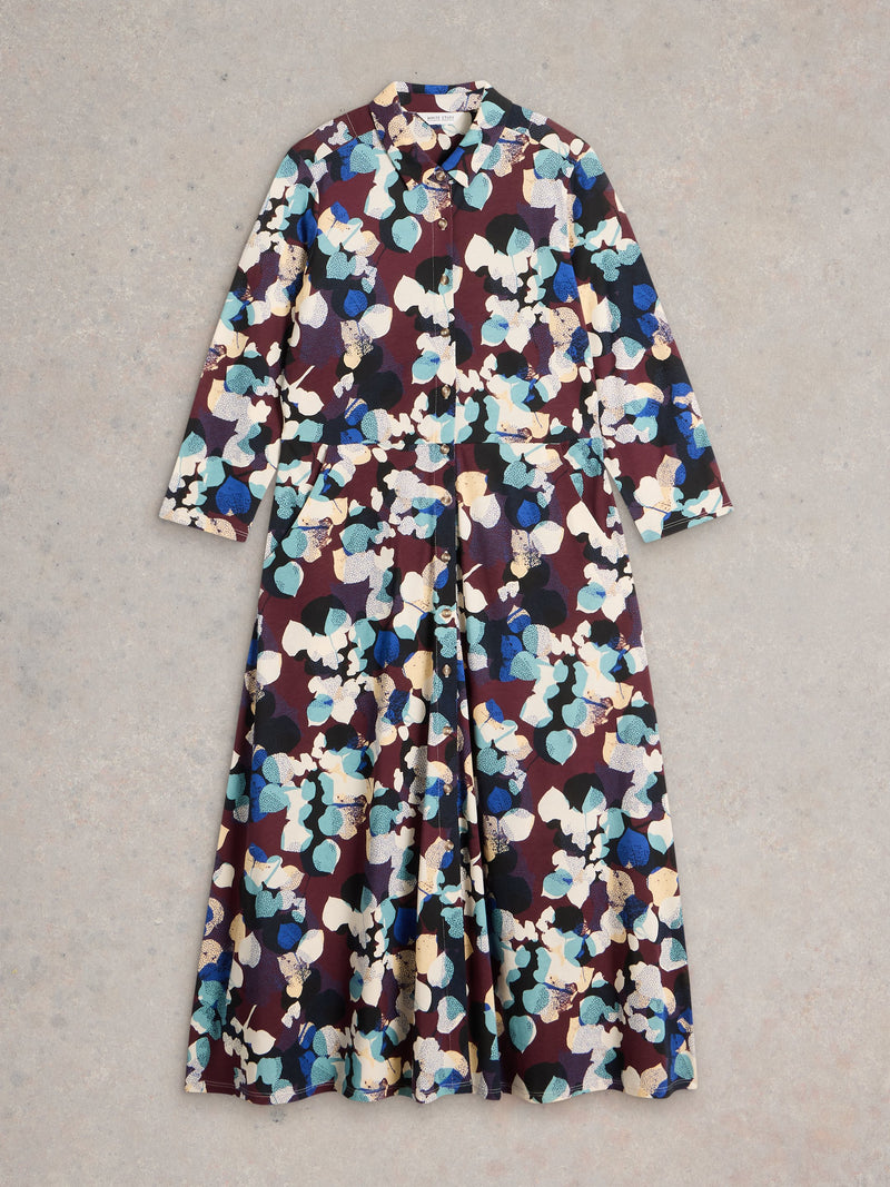 An image of the White Stuff Rua Jersey Shirt Dress