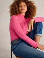 An image of the White Stuff Camille High Neck Tee