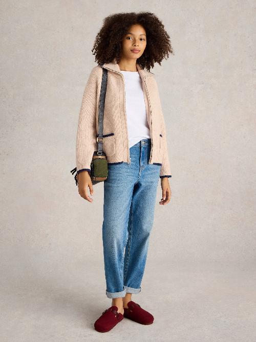 An image of the White Stuff Betty Zip Through Bomber