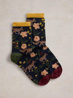 An image of the White Stuff Foxy Lady Ankle Socks
