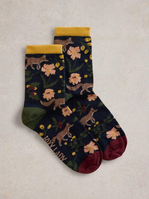 An image of the White Stuff Foxy Lady Ankle Socks