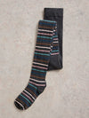 An image of the White Stuff Multi Stripe Tights