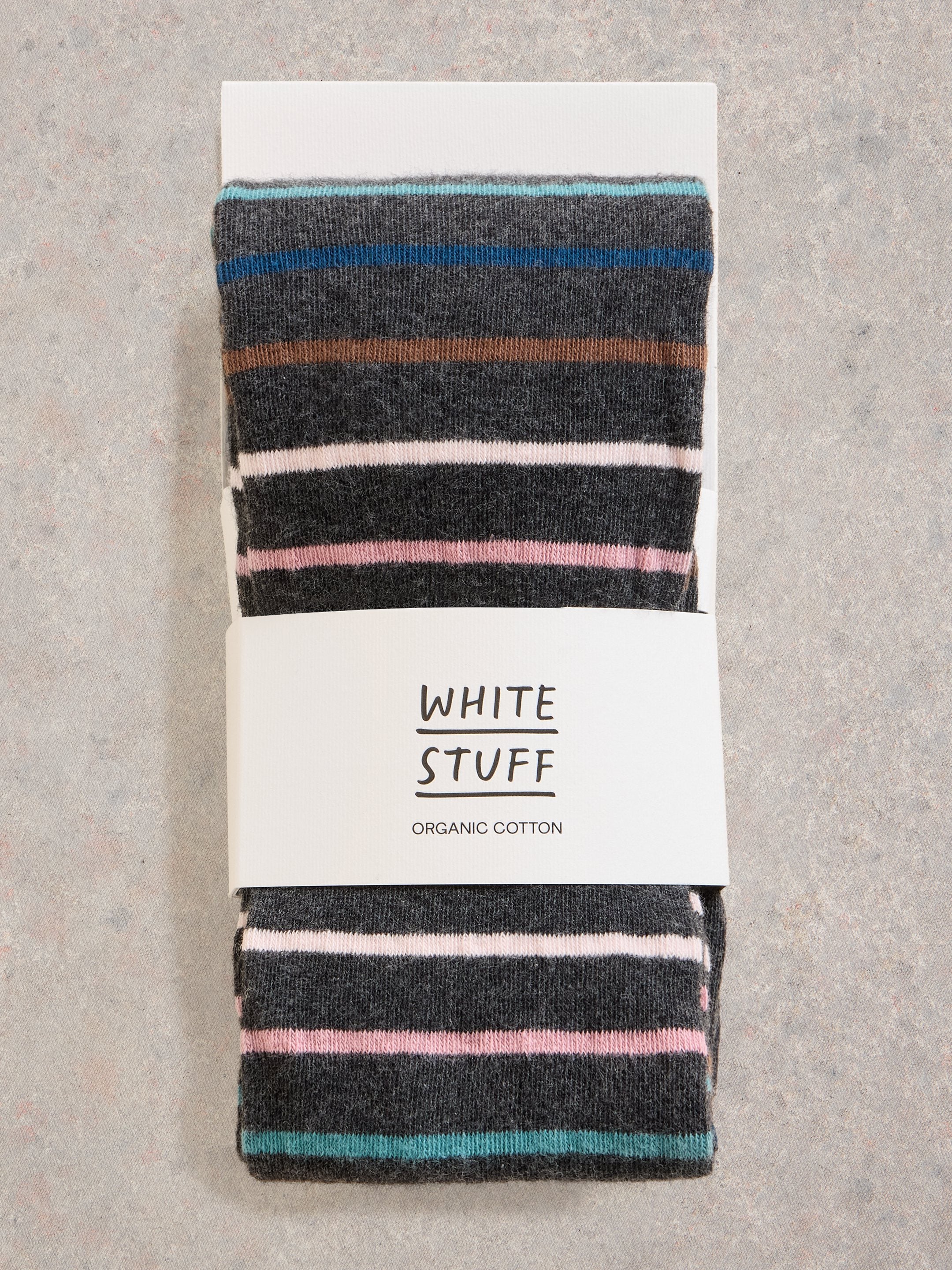 An image of the White Stuff Multi Stripe Tights