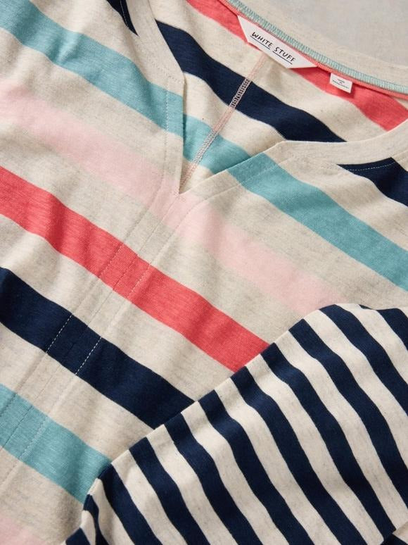 An image of the White Stuff Nelly Stripe Long Sleeve Tee