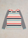 An image of the White Stuff Nelly Stripe Long Sleeve Tee