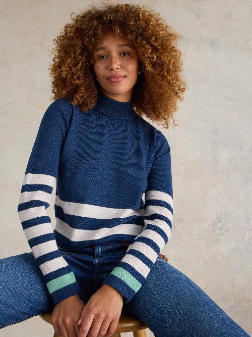 An image of the White Stuff Roll Neck Merino Jumper