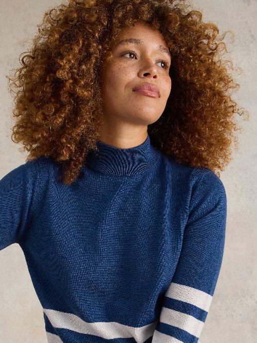 An image of the White Stuff Roll Neck Merino Jumper
