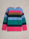 An image of the White Stuff Jana Stripe Jumper