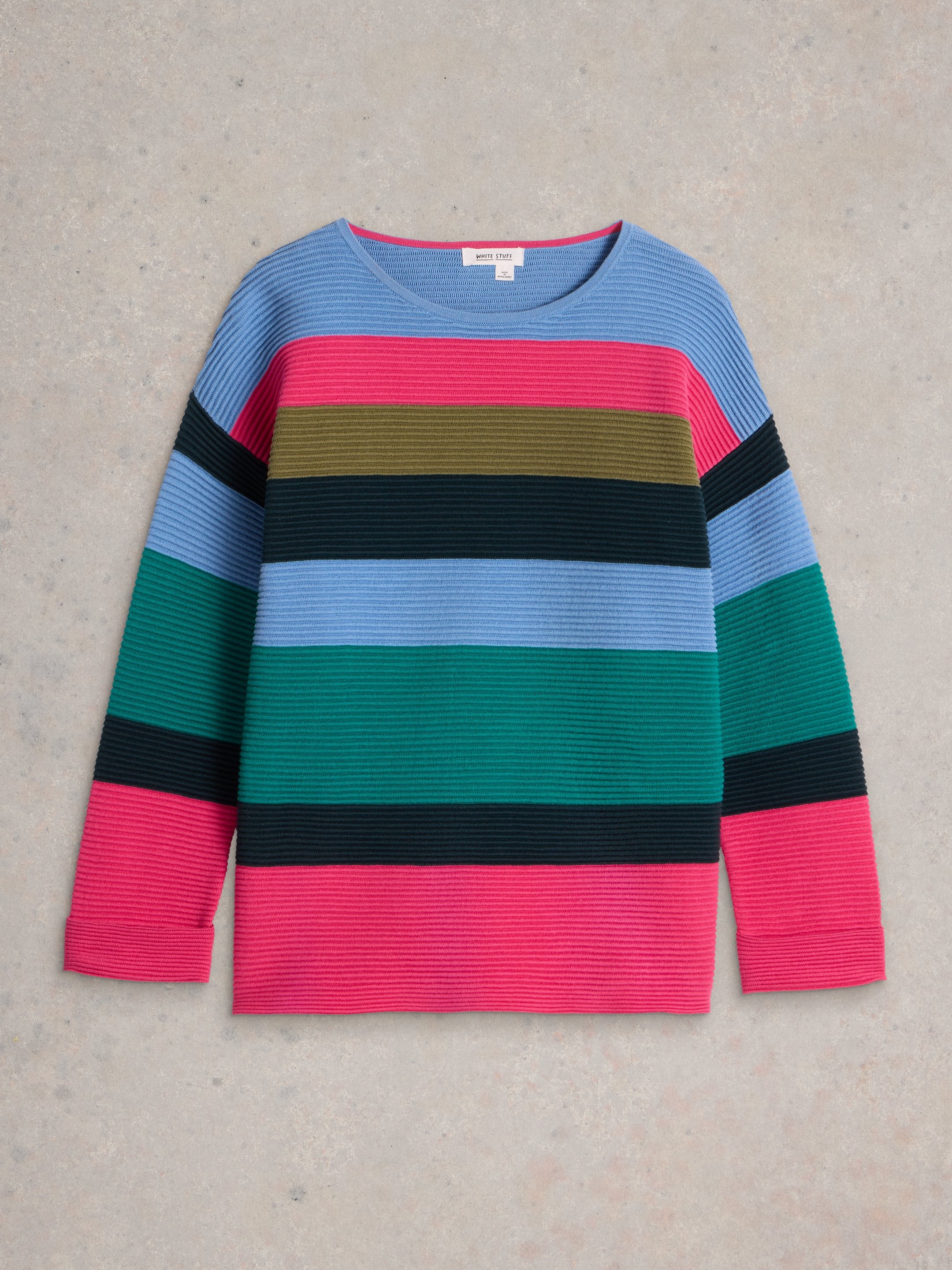 An image of the White Stuff Jana Stripe Jumper