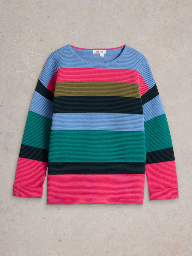 An image of the White Stuff Jana Stripe Jumper