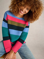 An image of the White Stuff Jana Stripe Jumper