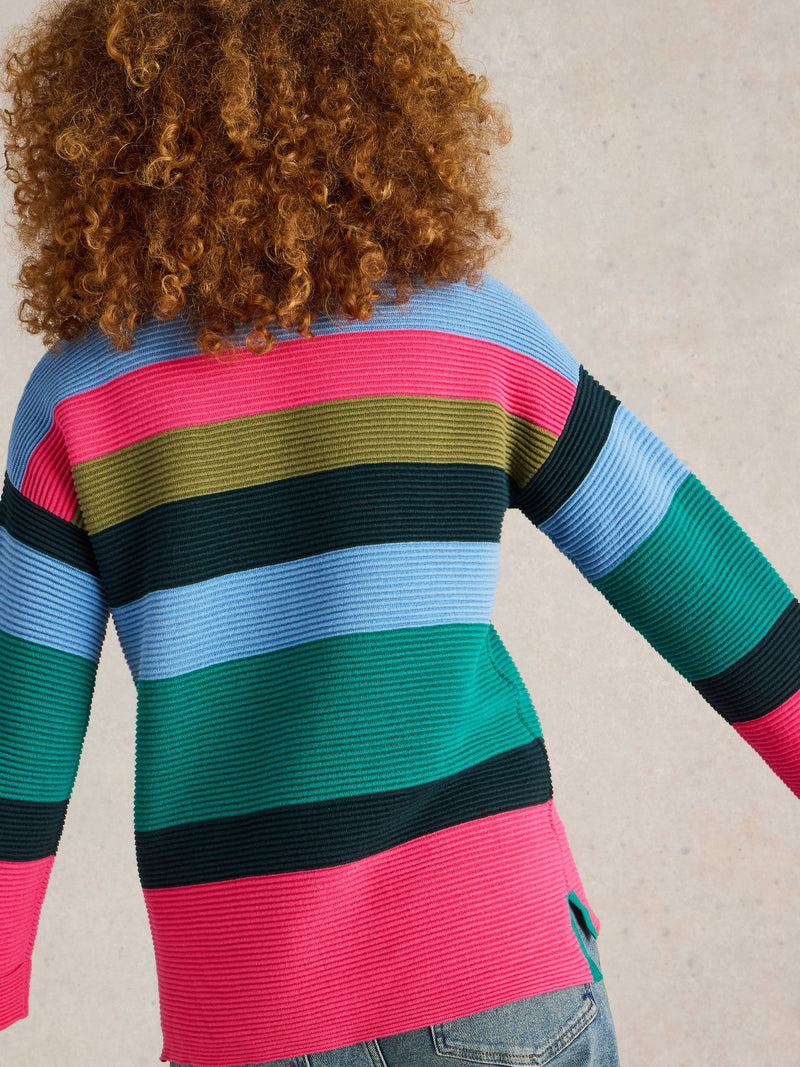 An image of the White Stuff Jana Stripe Jumper