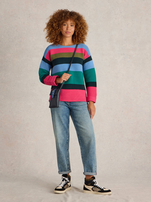 An image of the White Stuff Jana Stripe Jumper