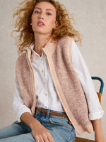 An image of the White Stuff Becky Boucle Gilet