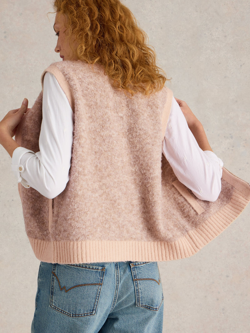 An image of the White Stuff Becky Boucle Gilet