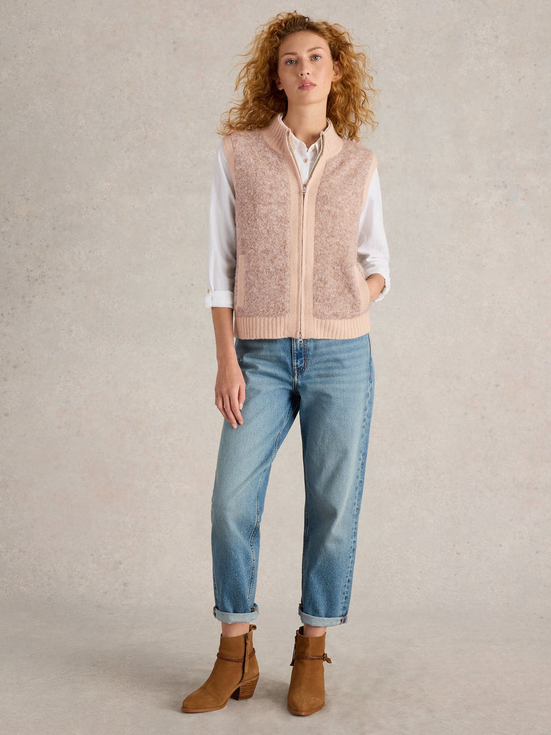 An image of the White Stuff Becky Boucle Gilet