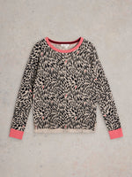 An image of the White Stuff City Leo Heart Jumper