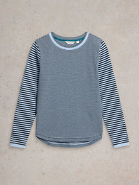 An image of the White Stuff Clara Sparkle Long Sleeve Tee