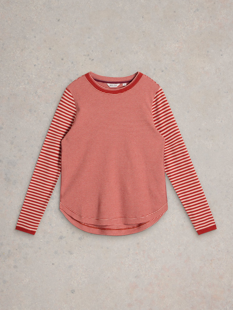 An image of the White Stuff Clara Sparkle Long Sleeve Tee