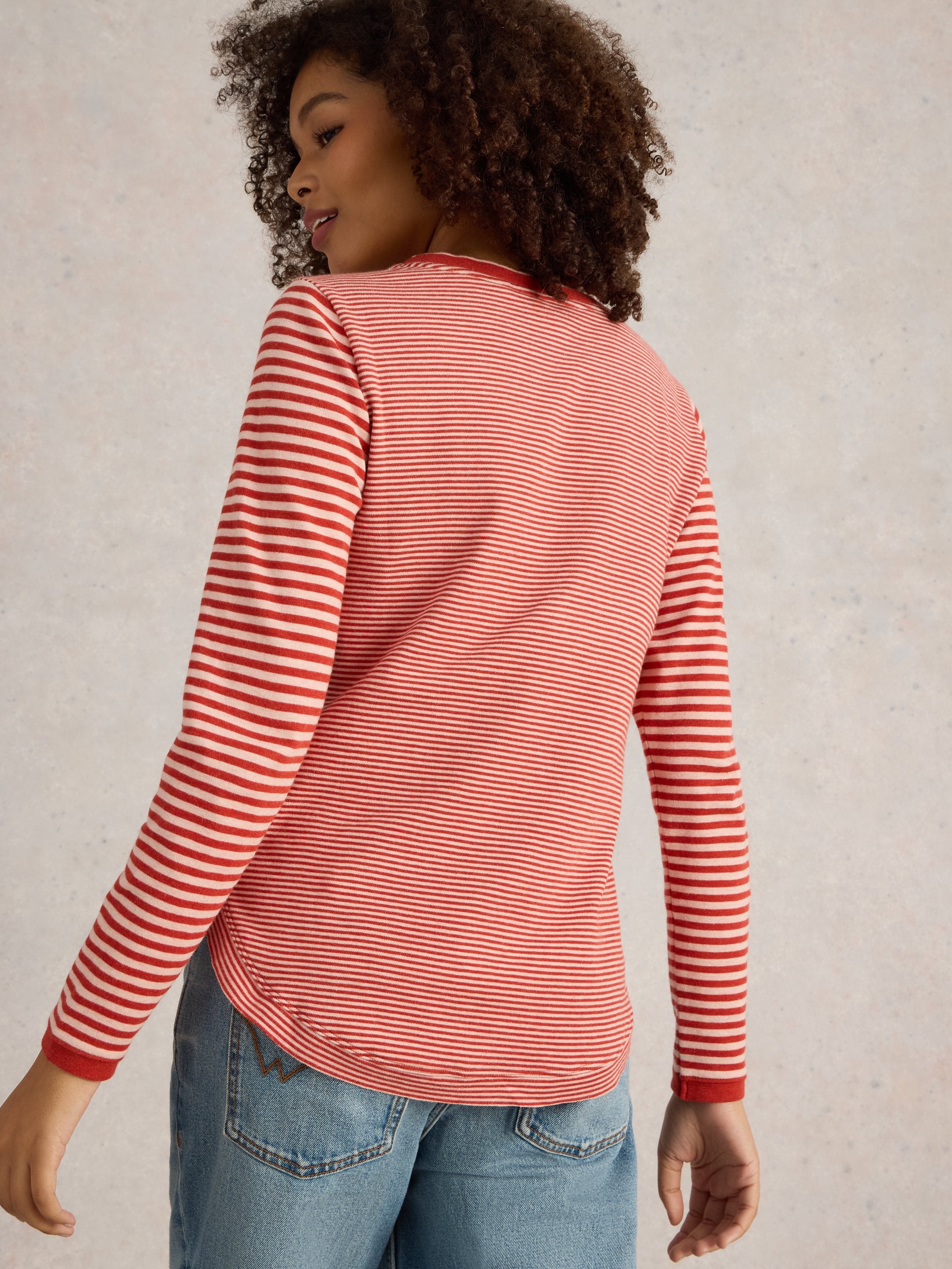 An image of the White Stuff Clara Sparkle Long Sleeve Tee