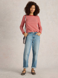 An image of the White Stuff Clara Sparkle Long Sleeve Tee