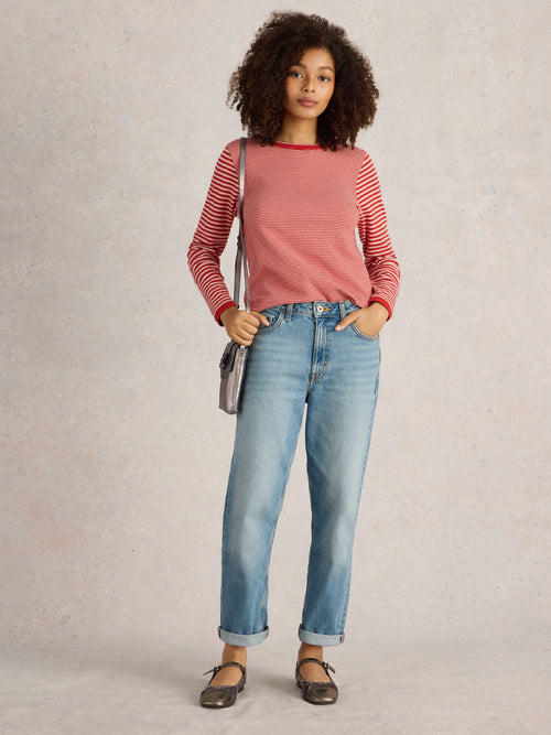 An image of the White Stuff Clara Sparkle Long Sleeve Tee